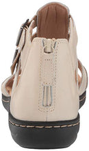 Load image into Gallery viewer, Clarks Women's Laurieann Remi Flat Sandal, Ivory Nubuck, 11
