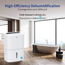 Load image into Gallery viewer, Shinco 3000 Sq.Ft Energy Star Dehumidifier for Medium to Large Rooms and Basements - Quiet Remove Moisture &amp; Control Humidity
