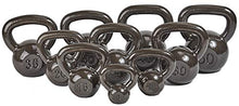 Load image into Gallery viewer, Everyday Essentials All-Purpose Solid Cast Iron Kettlebell, Gray
