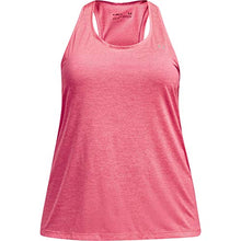 Load image into Gallery viewer, Under Armour Women's Tech Twist Tank Top , Cerise (653)/Metallic Silver , X-Small
