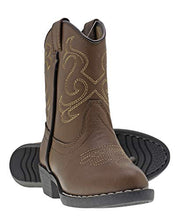 Load image into Gallery viewer, Canyon Trails Kids' Lil Cowboy Pointed Toe Classic Western Boots (Toddler/Little Kid (2 US Little Kid, Brown)
