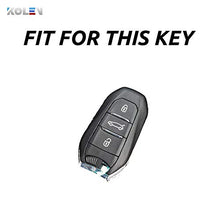 Load image into Gallery viewer, NCUIXZH Soft TPU Car Remote Key Case Full Cover Holder Shell，ForPeugeot 2008 3008 5008，ForCitroen C4 C6 C3-XR Picasso DS3 DS4 DS5 DS6-Silver only case
