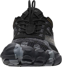 Load image into Gallery viewer, WHITIN Men's Trail Running Shoes Minimalist Barefoot 5 Five Fingers Wide Width Toe Box Gym Workout Fitness Low Zero Drop Male Parkour Road Sport Breathable Beach Black Size 12
