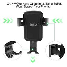 Load image into Gallery viewer, Squish Wireless Charger Car Mount Adjustable Gravity Air Vent Phone Holder for iPhone Samsung Nexus Moto OnePlus HTC Sony Nokia and Android Smartphones Qi Certified
