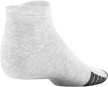 Load image into Gallery viewer, Under Armour Adult Performance Tech Low Cut Socks, Multipairs , Steel Assorted (6-Pairs) , Medium
