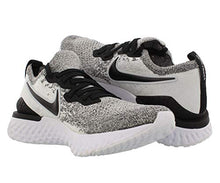 Load image into Gallery viewer, Nike Women's Epic React Flyknit Running Shoe (9, White/Black/Pure Platinum)
