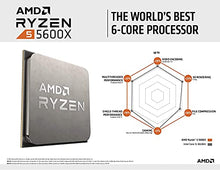 Load image into Gallery viewer, AMD Ryzen 5 5600X 6-core, 12-Thread Unlocked Desktop Processor with Wraith Stealth Cooler

