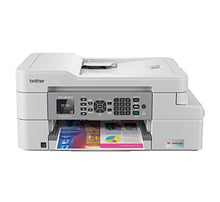 Load image into Gallery viewer, Brother MFC-J805DW INKvestmentTank Color Inkjet All-in-One Printer with Mobile Device and Duplex Printing with Up To 1-Year of Ink In-box, White, one size, Amazon Dash Replenishment Ready
