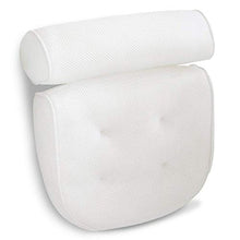 Load image into Gallery viewer, Viventive Luxurious Bath Pillow Non-Slip and Extra Thick with Head, Neck, Shoulder and Back Support. Soft and Large 14x13x4 Inches for The Ultimate Bathtub Relaxation Experience. Fits Any Tub
