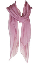 Load image into Gallery viewer, Alirina Solid Color, Plain Color, Summer Silk Feeling Like Super Large Scarf, Shawl, wrap, Poncho (Plum)

