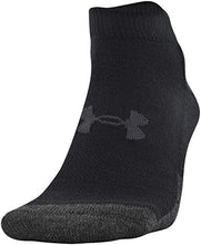 Load image into Gallery viewer, Under Armour Adult Performance Tech Low Cut Socks, Multipairs , Black (3-Pairs) , Medium
