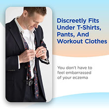 Load image into Gallery viewer, Wrap-E-Soothe Ultra-Soft Non-Itch Eczema Arm or Leg Sleeves for Adults &amp; Teens (Medium 11"-18"), Eco-Friendly Tencel Eczema Clothing, No Zinc or Dyes, USA Made
