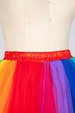 Load image into Gallery viewer, MisShow Women's Vintage 5 Layered Tulle Tutu Puffy Ballet Bubble Skirt Party Underskirt One Size
