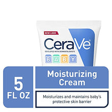 Load image into Gallery viewer, CeraVe Baby Cream | Gentle Moisturizing Cream with Hyaluronic Acid | Paraben, Phthalate, &amp; Fragrance Free | 5 Ounce | Packaging May Vary
