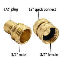 Load image into Gallery viewer, Twinkle Star Pressure Washer Adapter Set, Quick Disconnect Kit, M22 Swivel to 3/8'' Quick Connect, 3/4" to Quick Release
