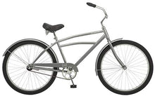 Load image into Gallery viewer, Schwinn Huron Adult Beach Cruiser Bike, Featuring 17-Inch/Medium Steel Step-Over Frames, 1-Speed Drivetrains, Grey
