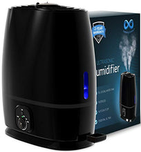 Load image into Gallery viewer, Everlasting Comfort Humidifiers for Bedroom (6L) - Humidifier with Essential Oil Tray (Black)

