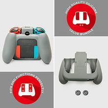Load image into Gallery viewer, Officially Licensed Nintendo Switch Joy-Con Action Pack Grip and Thumb Buttons – Red Textured Silicone
