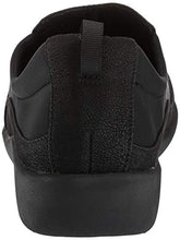 Load image into Gallery viewer, Clarks Women's CloudSteppers Sillian Paz Slip-On Loafer, Black Synthetic Nubuck, 8 M US
