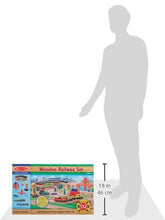 Load image into Gallery viewer, Melissa &amp; Doug Wooden Railway Set
