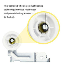 Load image into Gallery viewer, Upgraded Dryer Repair Kit Compatible with Samsung Drum Roller DC97-16782A,Dryer Belt 6602-001655, Idler Pulley DC93-00634A, Replacement AP5325135 AP4373659 AP6038887 PS4221885 PS4133825
