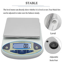 Load image into Gallery viewer, CGOLDENWALL Lab Scale 10kgx0.1g Digital Precision Scale Electronic Balance Laboratory Weighing Industrial Scale Kitchen Counting Scale Scientific Scale Calibrated (10kg, 0.1g)
