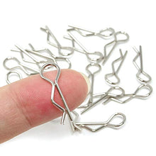 Load image into Gallery viewer, Honbay 100PCS 1/16 Metal Car Truck Buggy Shell Body Clips Pins for for RC Vehicles (1/16)
