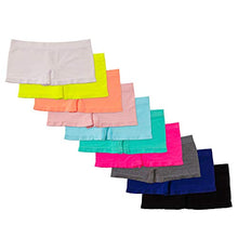Load image into Gallery viewer, Alyce Intimates Pack of 10 Seamless Girls Boyshort, Solids &amp; Prints
