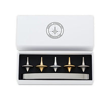 Load image into Gallery viewer, ForeverSpin Mini Metal Museum(5 Unique Tops, 1 Dock) - World Famous Spinning Tops
