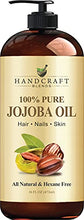 Load image into Gallery viewer, Handcraft Jojoba Oil 16 fl. oz – 100% Pure &amp; Natural Jojoba Oil for Skin, Face, and Hair – Deeply Moisturizing Anti-Aging Jojoba Oil for Men and Women
