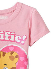 Load image into Gallery viewer, Daniel Tiger Girls Short Sleeve Tee (2T, GRR-ific Pink)
