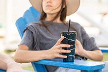 Load image into Gallery viewer, Simple Modern Classic Insulated Tumbler with Straw and Flip Lid Stainless Steel Water Bottle Iced Coffee Travel Cup, 24oz Lid &amp; Flip, Midnight Black
