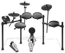 Load image into Gallery viewer, Alesis Drums Nitro Mesh Kit | Eight Piece All Mesh Electronic Drum Kit With Super Solid Aluminum Rack, 385 Sounds, 60 Play Along Tracks, Connection Cables, Drum Sticks &amp; Drum Key Included
