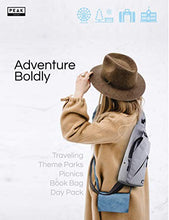 Load image into Gallery viewer, Peak Gear Sling Compact Crossbody Backpack and Day Bag - w/Lifetime Lost &amp; Found ID
