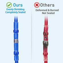 Load image into Gallery viewer, TICONN 150 PCS Solder Seal Wire Connectors, Heat Shrink Butt Connectors, Waterproof and Insulated Electrical Wire Terminals, Butt Splice (150PCS)
