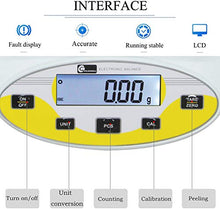 Load image into Gallery viewer, CGOLDENWALL High Precision Lab Scale Laboratory Analytical Electronic Balance Digital Precision Scale Pharmacy Jewelry Scale 110V Calibrated(5000g, 0.01g)
