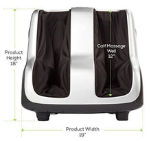 Load image into Gallery viewer, Human Touch Reflex4 Targeted Relief Foot &amp; Calf Shiatsu Massager
