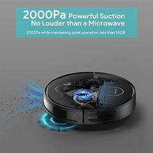 Load image into Gallery viewer, Robot Vacuum,Deenkee DK600MAX Robot Vacuum Cleaner 3-IN-1 Upgraded 2000PA Auto Robotic Vacuum,120Min Runtime 6 Cleaning Mode Robot Vacuum for Pet Hair,Hard Floor&amp;Carpet(2.75"Thin,Self-Charging,Quiet)
