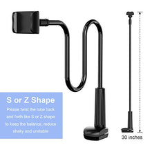 Load image into Gallery viewer, Gooseneck Cell Phone Holder, Universal 360 Flexible Phone Stand Lazy Bracket Mount Long Arms Clamp for Phone 11 Pro Xs Max XR X 8 7 6 6s Plus and Other 3.5~6.5'' Device (Black)
