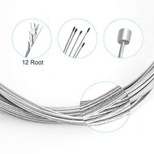 Load image into Gallery viewer, Hyacinth 10PCS Premium Bike Shift Cable, Professional Bicycle Shift Wire Kit for Mountain and Road Bicycle, for Free 5 O-Rings, 10 End Ferrules and 20 End Caps
