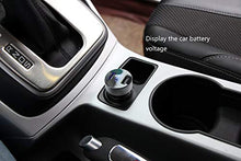 Load image into Gallery viewer, Dual USB Car Charger,4.8A Output,Cigarette Lighter Voltage Meter Compatible with Apple iPhone,iPad,Samsung Galaxy ,LG ,Google Nexus,USB Charging Devices,Silver
