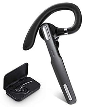 Load image into Gallery viewer, ICOMTOFIT Bluetooth Headset, Wireless Bluetooth Earpiece V5.0 Hands-Free Earphones with Built-in Mic for Driving/Business/Office, Compatible with iPhone and Android (Gray)
