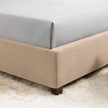Load image into Gallery viewer, Empyrean Bedding 18" - 21" Extra Deep Pocket Fitted Sheet for High Mattress- Hotel Luxury Silky Soft Double Brushed Microfiber Sheet - Hypoallergenic Wrinkle Free Cooling Bed Sheet, King - Silver
