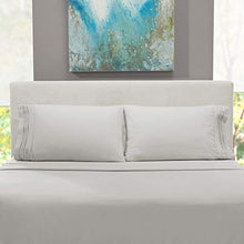 Load image into Gallery viewer, Nestl Luxury Queen Sheet Set - 4 Piece Extra Soft 1800 Microfiber-Deep Pocket Bed Sheets with Fitted Sheet, Flat Sheet, 2 Pillow Cases-Breathable, Hotel Grade Comfort and Softness - Silver Gray

