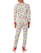 Load image into Gallery viewer, Amazon Essentials Men's Marvel Snug-Fit Cotton Pajamas, Marvel Holiday Bricks, X-Small

