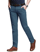 Load image into Gallery viewer, Match Men's Slim Tapered Stretchy Casual Pant (38W x 31L, 8060 Peacock Blue)
