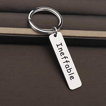 Load image into Gallery viewer, FOTAP Ineffable Keychain Good Omens Inspire Gift Crowley and Aziraphale Gift Good Omens Ineffable Husbands Keychains
