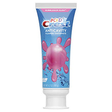 Load image into Gallery viewer, Crest Kid's Cavity Protection Fluoride Toothpaste, Bubblegum Rush, 3 Count
