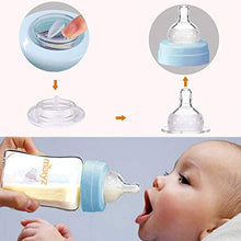 Load image into Gallery viewer, Matyz 4-PACK Wide Mouth Glass Breast Milk Storage Containers With Lids (Blue, 6 Oz Each) - Glass Freezer Safe Breastmilk Storage Bottles - Breast Pump Accessories For Medela Spectra Avent Breast Pumps
