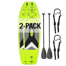 Load image into Gallery viewer, Lifetime 90891 Horizon 100 Stand-Up Paddleboard, 2 Pack, Paddles Included, Lime Green, 10'
